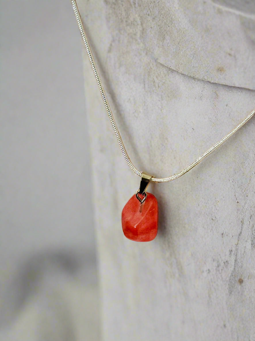 Cherry Quartz Necklace