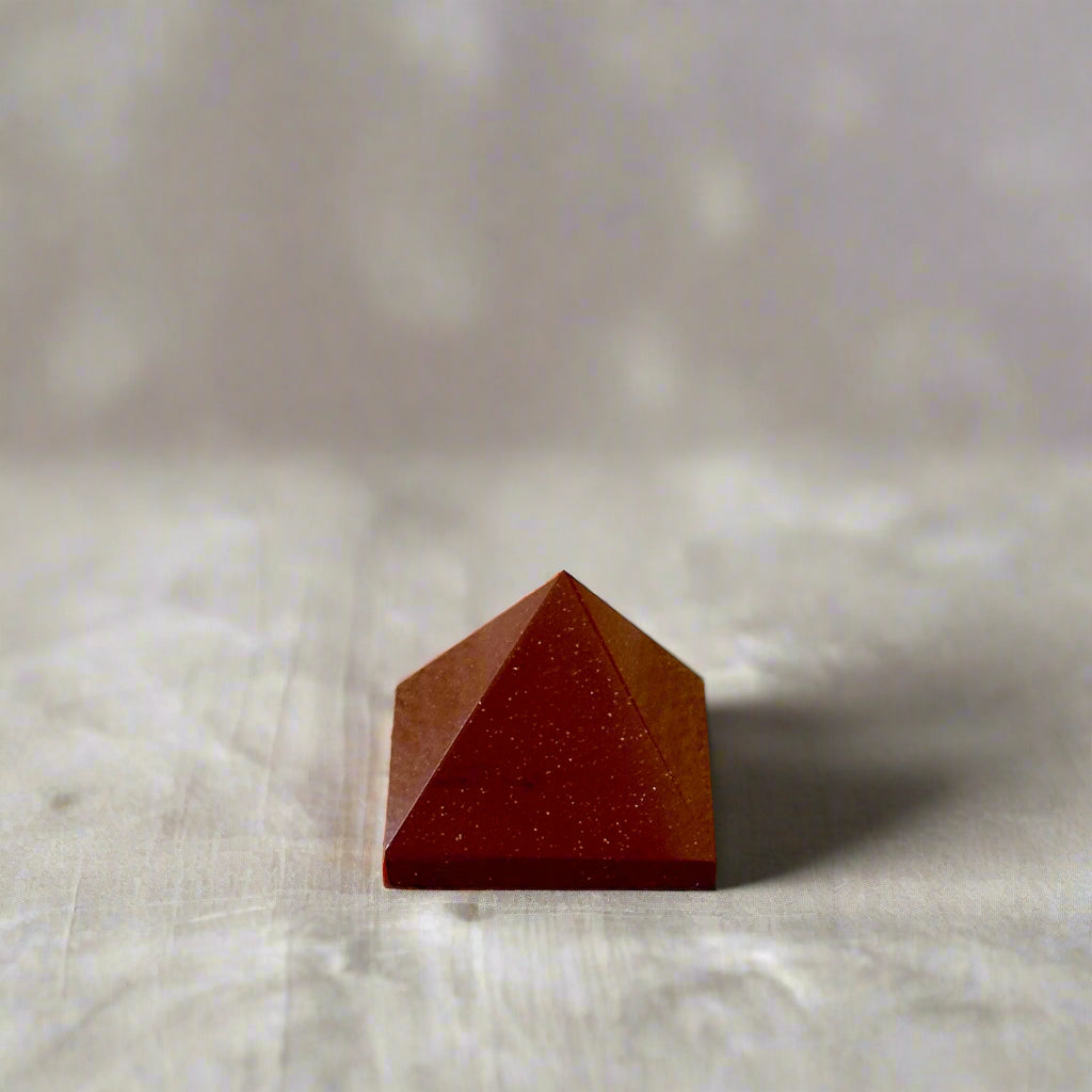 Mini Red Jasper Pyramid