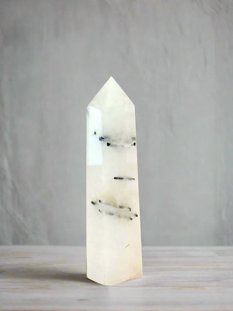 Tourmaline Quartz Tower Point