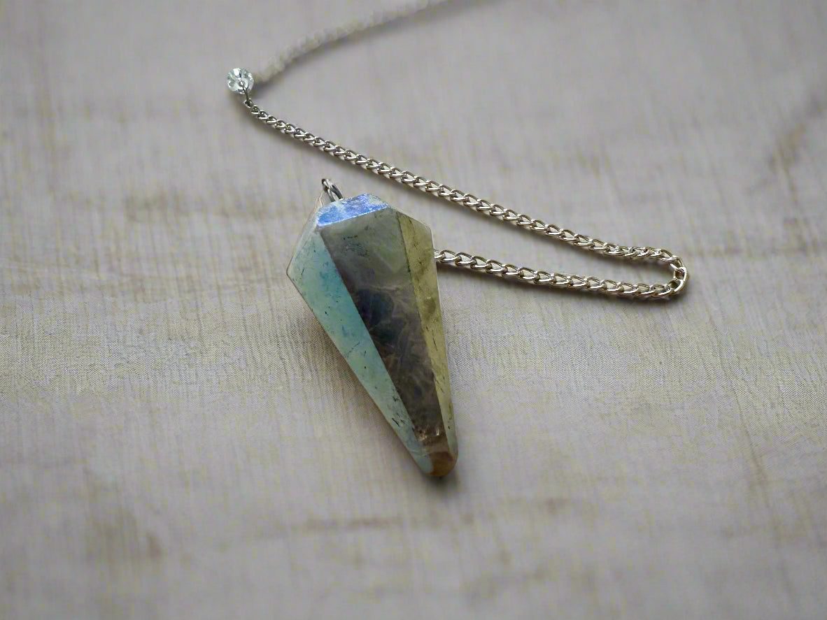 Aura Quartz Dowsing Pendulum