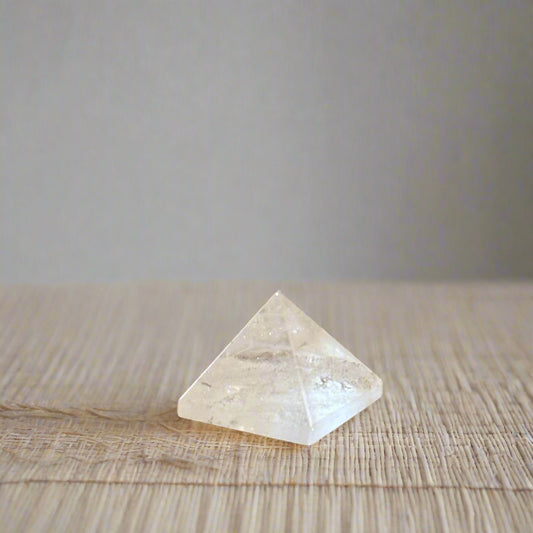 Mini Clear Quartz Pyramid