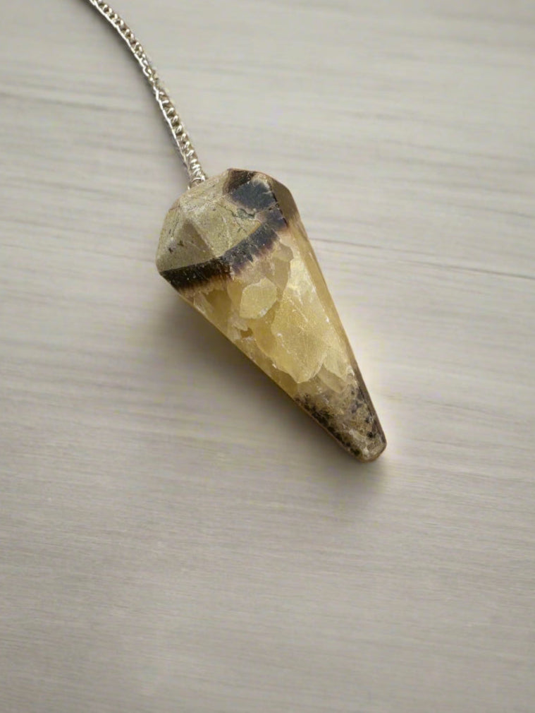 Septarian Stone Dowsing Pendulum